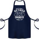 This Is What a Retired Engineer Looks Like Cotton Apron 100% Organic Navy Blue