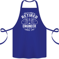 This Is What a Retired Engineer Looks Like Cotton Apron 100% Organic Royal Blue