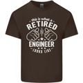 This Is What a Retired Engineer Looks Like Mens Cotton T-Shirt Tee Top Dark Chocolate