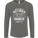 This Is What a Retired Engineer Looks Like Mens Long Sleeve T-Shirt Charcoal