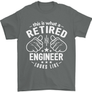 This Is What a Retired Engineer Looks Like Mens T-Shirt Cotton Gildan Charcoal