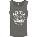 This Is What a Retired Engineer Looks Like Mens Vest Tank Top Charcoal