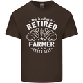 This Is What a Retired Farmer Looks Like Mens Cotton T-Shirt Tee Top Dark Chocolate