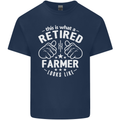 This Is What a Retired Farmer Looks Like Mens Cotton T-Shirt Tee Top Navy Blue