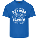 This Is What a Retired Farmer Looks Like Mens Cotton T-Shirt Tee Top Royal Blue