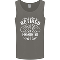 This Is What a Retired Firefighter Looks Like Mens Vest Tank Top Charcoal