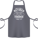 This Is What a Retired Fisherman Looks Like Cotton Apron 100% Organic Steel