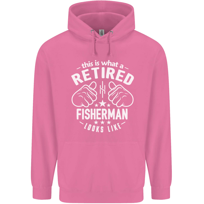 This Is What a Retired Fisherman Looks Like Mens 80% Cotton Hoodie Azelea