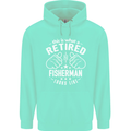 This Is What a Retired Fisherman Looks Like Mens 80% Cotton Hoodie Peppermint