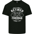 This Is What a Retired Fisherman Looks Like Mens Cotton T-Shirt Tee Top Black