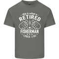 This Is What a Retired Fisherman Looks Like Mens Cotton T-Shirt Tee Top Charcoal