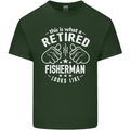 This Is What a Retired Fisherman Looks Like Mens Cotton T-Shirt Tee Top Forest Green