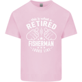 This Is What a Retired Fisherman Looks Like Mens Cotton T-Shirt Tee Top Light Pink