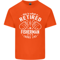 This Is What a Retired Fisherman Looks Like Mens Cotton T-Shirt Tee Top Orange