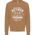 This Is What a Retired Fisherman Looks Like Mens Sweatshirt Jumper Caramel Latte