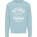 This Is What a Retired Fisherman Looks Like Mens Sweatshirt Jumper Light Blue