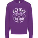 This Is What a Retired Fisherman Looks Like Mens Sweatshirt Jumper Purple