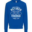 This Is What a Retired Fisherman Looks Like Mens Sweatshirt Jumper Royal Blue