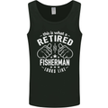 This Is What a Retired Fisherman Looks Like Mens Vest Tank Top Black