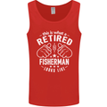 This Is What a Retired Fisherman Looks Like Mens Vest Tank Top Red