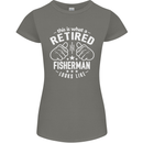 This Is What a Retired Fisherman Looks Like Womens Petite Cut T-Shirt Charcoal