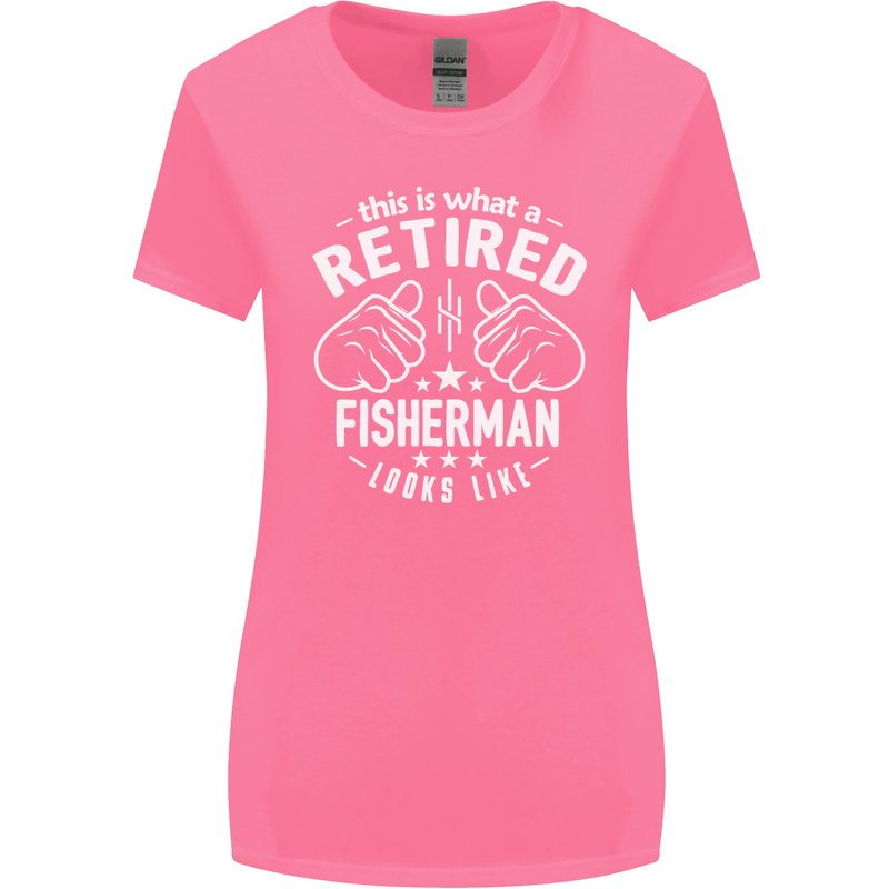 This Is What a Retired Fisherman Looks Like Womens Wider Cut T-Shirt Azalea