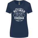 This Is What a Retired Fisherman Looks Like Womens Wider Cut T-Shirt Navy Blue