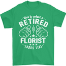This Is What a Retired Florist Looks Like Mens T-Shirt Cotton Gildan Irish Green