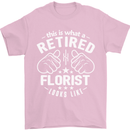 This Is What a Retired Florist Looks Like Mens T-Shirt Cotton Gildan Light Pink