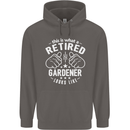 This Is What a Retired Gardener Looks Like Mens 80% Cotton Hoodie Charcoal