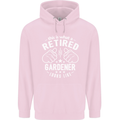 This Is What a Retired Gardener Looks Like Mens 80% Cotton Hoodie Light Pink