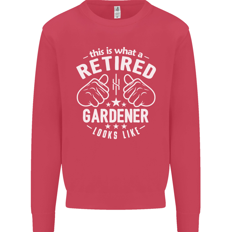 This Is What a Retired Gardener Looks Like Mens Sweatshirt Jumper Heliconia
