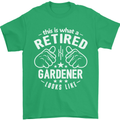 This Is What a Retired Gardener Looks Like Mens T-Shirt Cotton Gildan Irish Green