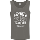 This Is What a Retired Gardener Looks Like Mens Vest Tank Top Charcoal