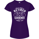 This Is What a Retired Gardener Looks Like Womens Petite Cut T-Shirt Purple