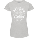 This Is What a Retired Gardener Looks Like Womens Petite Cut T-Shirt Sports Grey