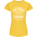 This Is What a Retired Gardener Looks Like Womens Petite Cut T-Shirt Yellow