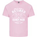 This Is What a Retired Handy Man Looks Like Mens Cotton T-Shirt Tee Top Light Pink