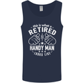 This Is What a Retired Handy Man Looks Like Mens Vest Tank Top Navy Blue
