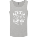 This Is What a Retired Handy Man Looks Like Mens Vest Tank Top Sports Grey
