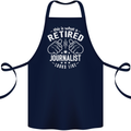 This Is What a Retired Journalist Looks Like Cotton Apron 100% Organic Navy Blue