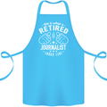 This Is What a Retired Journalist Looks Like Cotton Apron 100% Organic Turquoise