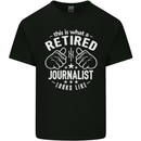 This Is What a Retired Journalist Looks Like Mens Cotton T-Shirt Tee Top Black