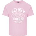 This Is What a Retired Journalist Looks Like Mens Cotton T-Shirt Tee Top Light Pink