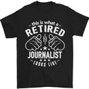 This Is What a Retired Journalist Looks Like Mens T-Shirt Cotton Gildan Black