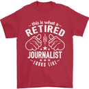 This Is What a Retired Journalist Looks Like Mens T-Shirt Cotton Gildan Red