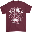 This Is What a Retired Judge Looks Like Mens T-Shirt Cotton Gildan Maroon
