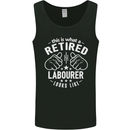 This Is What a Retired Labourer Looks Like Mens Vest Tank Top Black