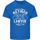 This Is What a Retired Lawyer Looks Like Mens Cotton T-Shirt Tee Top Royal Blue