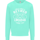 This Is What a Retired Librarian Looks Like Mens Sweatshirt Jumper Peppermint